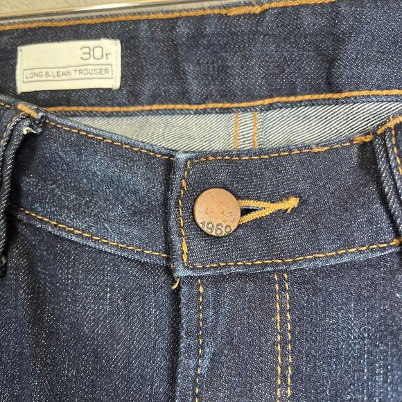Gap 1969 Jeans Womens 30R Long & Lean Denim Trousers Blue Bootcut Casual Cowgirl - Picture 5 of 14